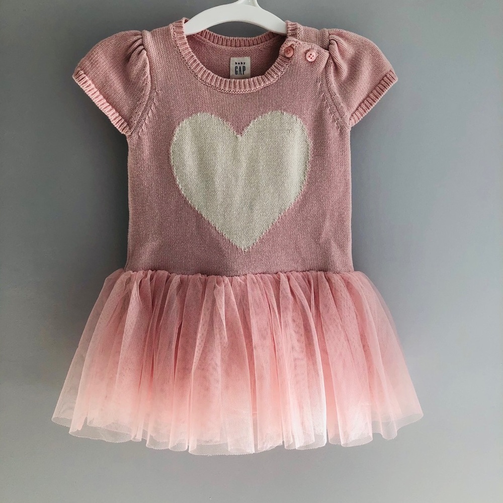 Baby Gap Sweater dress with tulle
